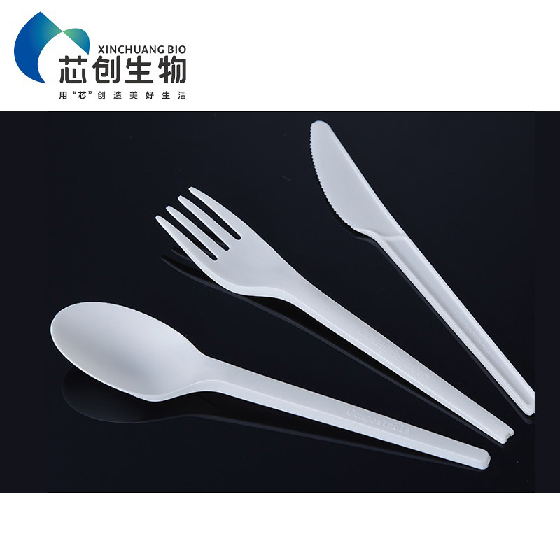 Compstable Pla Cutlery Tableware Forks Knives Spoons