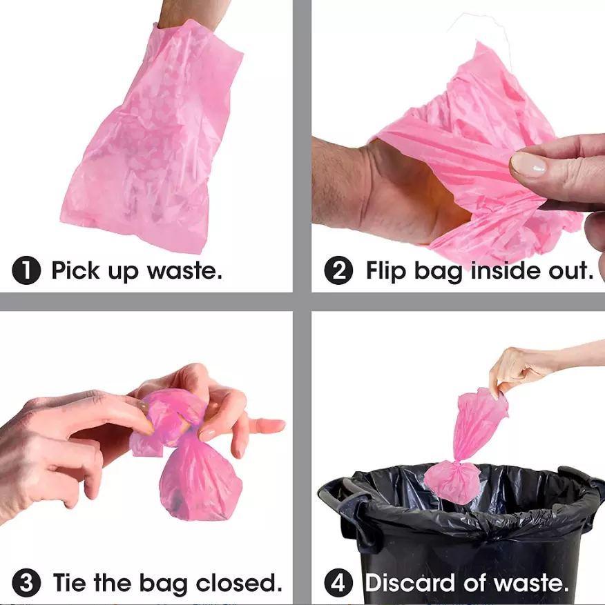 100% zero pollution dog poop waste bag biodegradable plant based dog poop bag compostable dog poop bags with dispenser