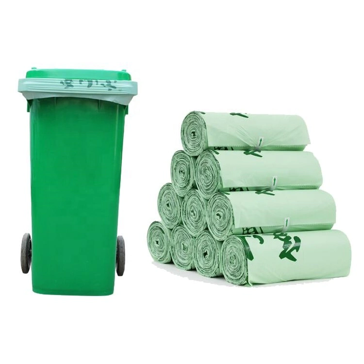 100% biodegradable garbage trash bag compostable garbage bags plant base biodegradable bags