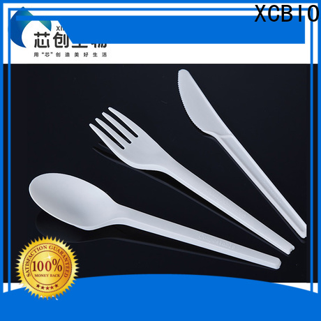XCBIO silver cutlery in-green for party