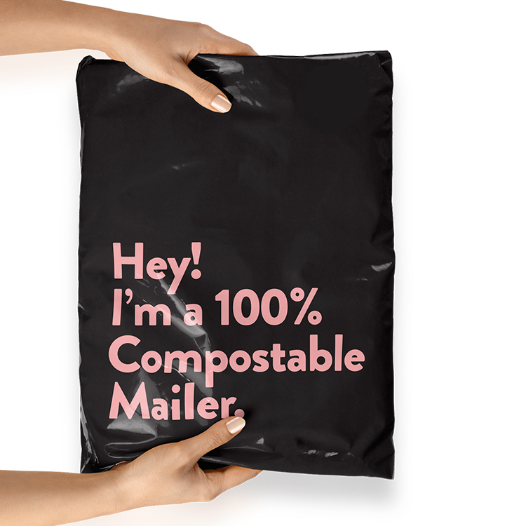 Custom Logo Printed Eco-friendly Compostable Biodegradable Shipping Packaging Mailing Bags courier bags Mailer Bag